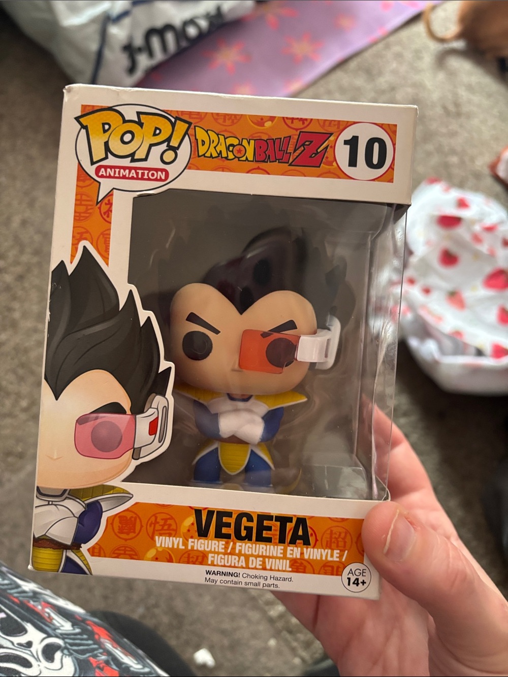 Funko Vegeta Vinyl Figure with Blue and Yellow Saiyan Armor